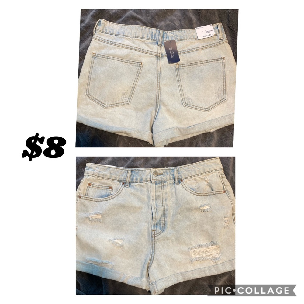 Girlfriend Style Denim Shorts - Picture 1 of 1
